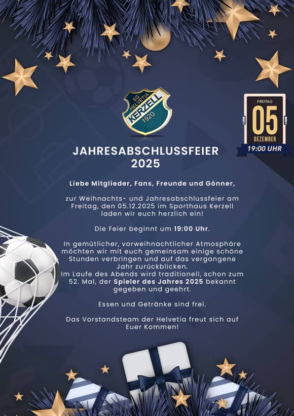 Weihnachtsfeier SG Kerzell 2025